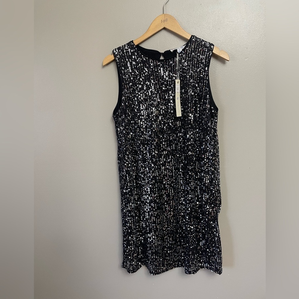 SHE + SKY Size Small Cocktail dress sleeveless holiday new years whimsigoth